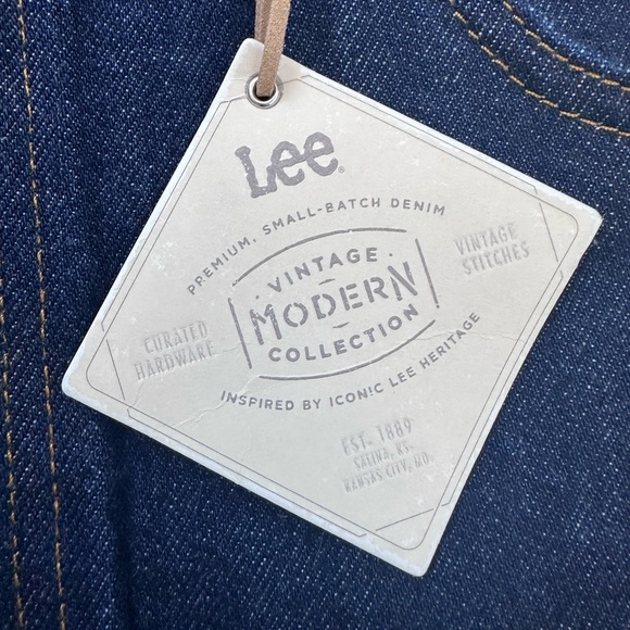 NWT Lee Dark Wash Denim Mini Skirt Size 30 Western Fall - Picture 3 of 7